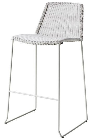Cane-line Breeze barstol Hvit Hvit Cane-line Breeze barstol Hvit Hvit