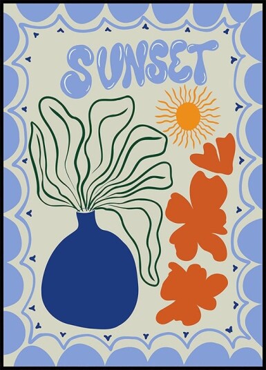 Sunset Plakat Plakat / 70x100cm