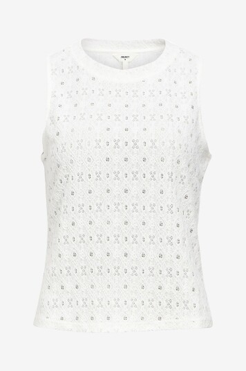 Object Topp objLaila S/L RE Tank Top Hvit