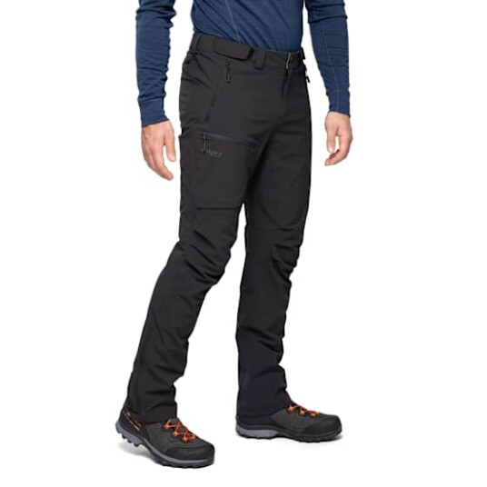Bergans  Breheimen Softshell Pants Herre, 2851 Black/SolidCharcoal, S