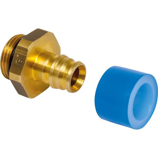 Uponor Aqua PLUS Adapter med O-ring 16 x 3/8" Uponor Aqua PLUS Adapter med O-ring 16 x 3/8"