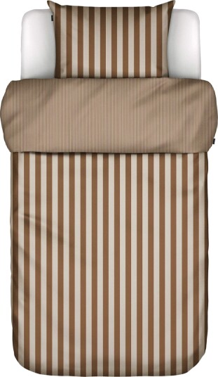 Marc"o Polo Classic Stripe Toffee Brown 140X200+60X63