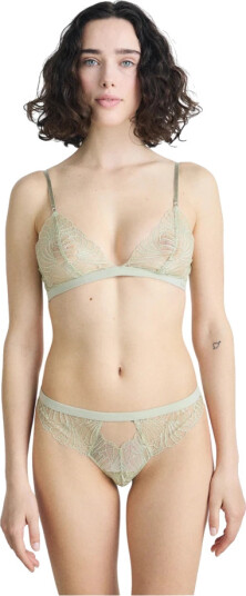 Calvin Klein Dame Svømmetøy Beige S,