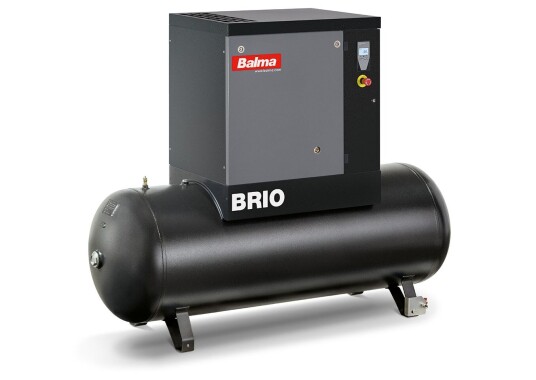 Balma Skruekompressor Brio 5.5x, 10 Bar, Tm 270 L Balma Skruekompressor Brio 5.5x, 10 Bar, Tm 270 L
