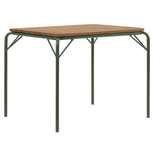 Vig Bord 90x90 cm Robinia / Mørkegrønn
