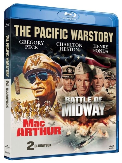The Pacific War Story Midway 1976 & Macarthur 1977 BluRay