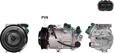 AC-kompressor VAN WEZEL 8201K725