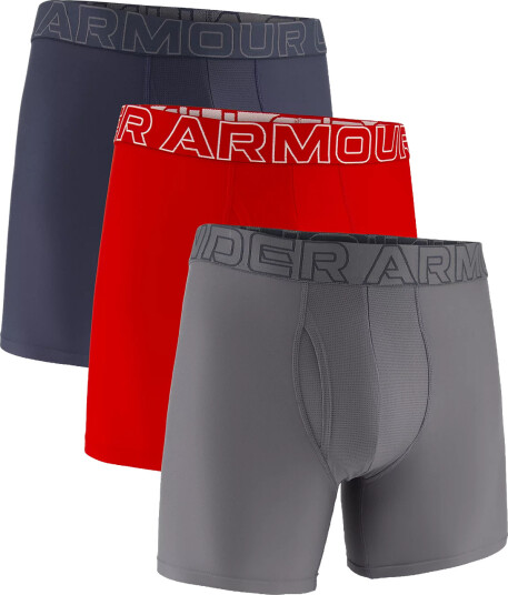Under Armour Ua Performance Tech Solid 6" 3Pk Grey M