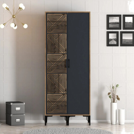 Kumsal Garderobe 80 cm - Antrasitt
