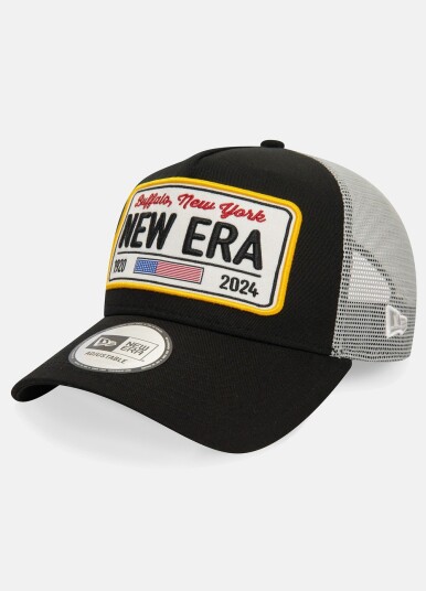 New Era Trucker Newera Blk Onesize Capser