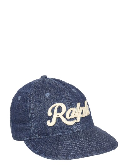Polo Ralph Lauren Denim Wvn Cap Blue ONE SIZE Polo Ralph Lauren Denim Wvn Cap Blue ONE SIZE