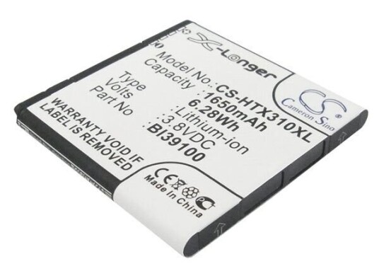 HTC X315E batteri (1600 mAh 3.7 V) HTC X315E batteri (1600 mAh 3.7 V)