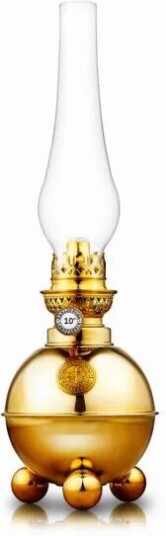 Karlskrona Lampfabrik Dragsö fotogenlampe 38 cm Messing