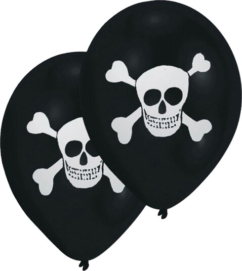 Riethmüller Ballonger Hodeskaller 8-pakning INT995777