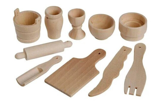 Creativ Company Wooden Kitchenware 50 pcs.