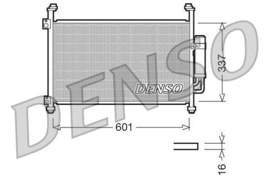 Kondensator DENSO DCN40007 Kondensator DENSO DCN40007