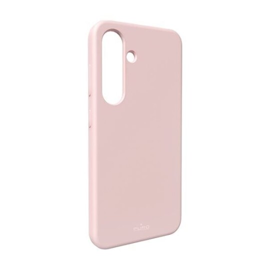 Puro Icon Silikondeksel til Samsung Galaxy S25 - Rosa