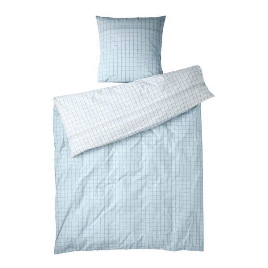 Stelton Soft Home Vibeke Klint sengetøy 140x220 cm/50x70 cm blå Stelton Soft Home Vibeke Klint sengetøy 140x220 cm/50x70 cm blå