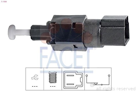 Bremselysbryter FACET 7.1104