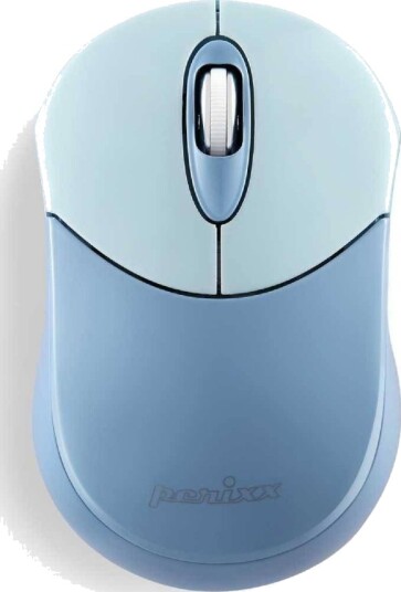 Perixx Perimice 802Bl Bluetooth Mus For Pc Og Nettbrett Trådløs Blå 1.000 Dpi Optisk 3 Knapper 802Bl 