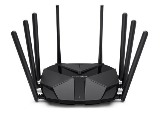 Mercusys Mr90x Wi-Fi 6 802.11Ax Dobbelbånd 2.4 Ghz / 5 Ghz Ethernet/Bredbåndsforbindelse Sort Frittstående Router Mercusys Mr90x Wi-Fi 6 802.11Ax Dobbelbånd 2.4 Ghz / 5 Ghz Ethernet/Bredbåndsforbindelse Sort Frittstående Router