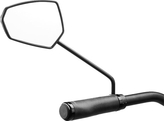 Ergotec M-77L speil lang plast/stål venstre sort Ergotec M-77L speil lang plast/stål venstre sort