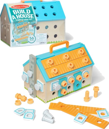 Melissa & Doug Lekesett Bygg Et Hus