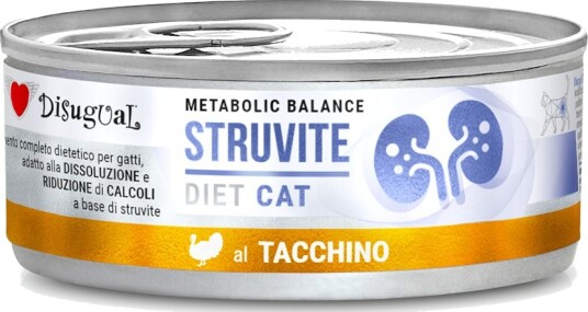 Disugual Våtfôr Metabolic Balance Struvite Cat Kalkun 24 X 85 G