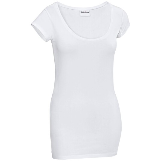 PULSIVA Topp Double Crew Størrelse 2XL Hvit 2 Stykk / Forpakning