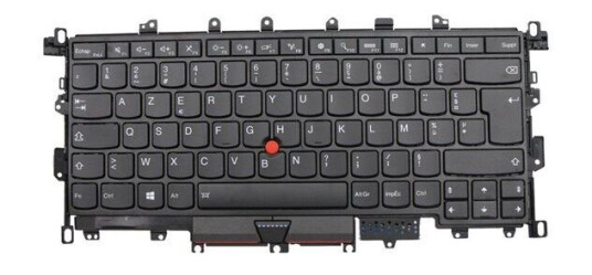 Lenovo Chicony - Brbart tastatur - til utskifting - Fransk - Svart