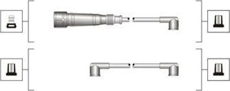 MAGNETI MARELLI 941319170065 Tennplugg kabelsett