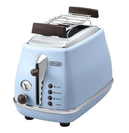 DeLonghi Icona Vintage Brødrister 2 Skiver Himmelblå 900W CTOV 2103.AZ