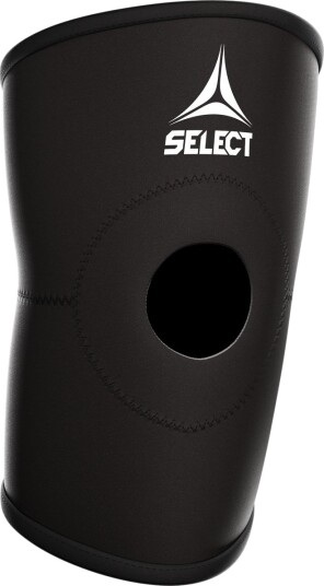 SELECT Elastisk Knebind m/Hull Svart XS