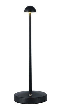 V-Tac oppladbar 3i1 bordlampe - Svart, IP20, touch dimbar, modell mini