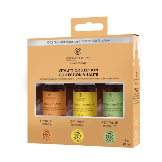 Chesapeake Bay Candle Diffuser Oil Vitality 3 x 10 ml Duftpinne