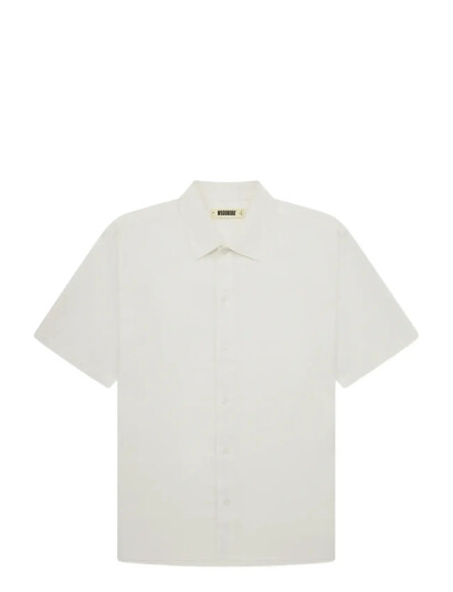 Woodbird Wbbanks Linen Shirt Cream S