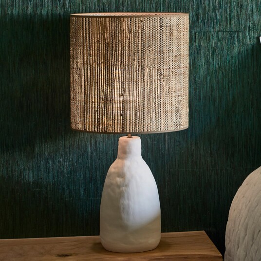 MARKET SET Portinatx L bordlampe Høyde 77 cm hvit   Stue 77 Hvit