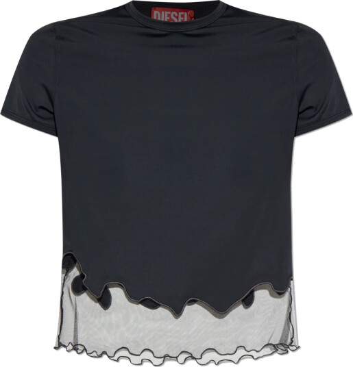 Diesel Dame Topper Svart M,