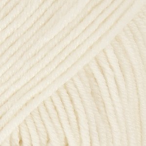 Drops Merino Extra Fine Garn Unicolor 01 Natur Drops Merino Extra Fine Garn Unicolor 01 Natur