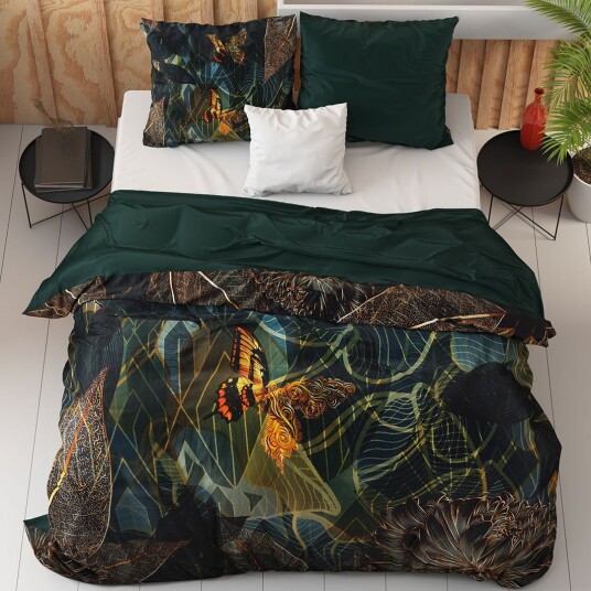 Indusia Design Sengesett Dark Rises 140x200/220 / Sateng