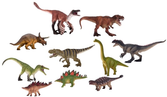 Mojo Dinosaurer Og Forhistoriske Dyr Lekefigurer 10 stk
