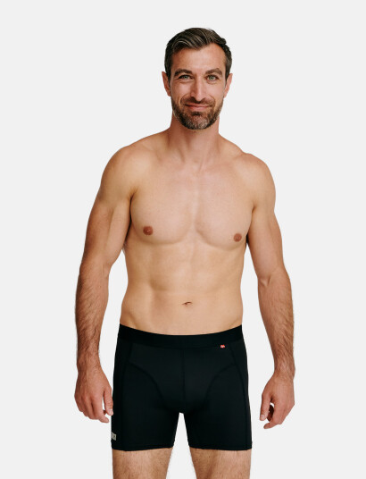 Danish Endurance Men"s Sports Trunks 3-Pack - Black - M