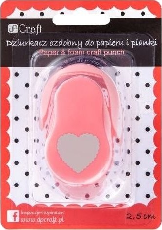 Dp Craft Dp Craft Stanseverktøy For Papir Og Skum Dpcraft 2,5 Cm Dalprint Hjerte Frynse