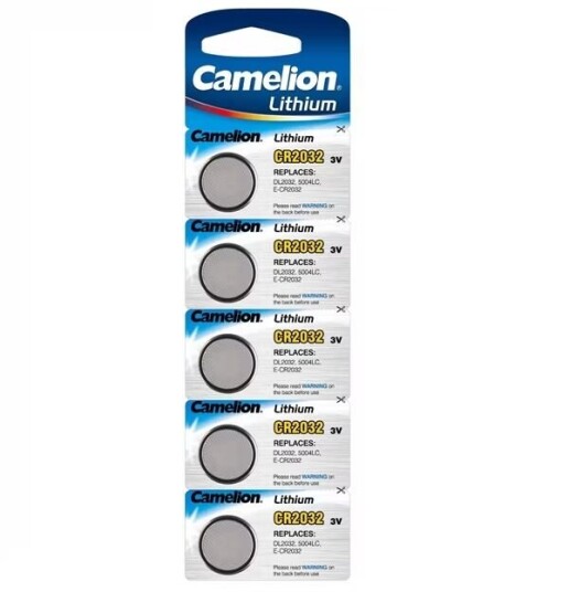 Camelion Lithium batteri CR2032 - 5 stk Camelion Lithium batteri CR2032 - 5 stk