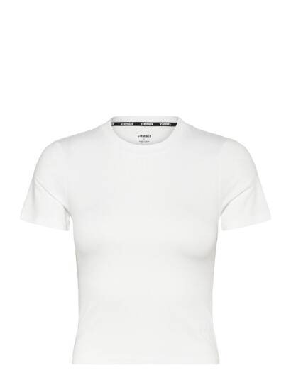 STRONGER Crew Neck T Shirt White XL STRONGER Crew Neck T Shirt White XL