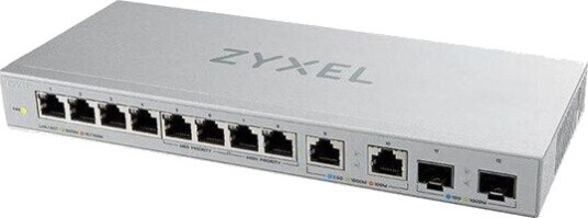 ZyXEL XGS1010-12 12-Port Unmanaged Multi-Gigabit Switch with 2-Port 2.5G and 2-Port 10G SFP+ (4718937610778)