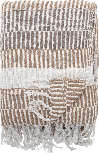 Bloomingville Isnel pledd 130x160 cm Nature Bloomingville Isnel pledd 130x160 cm Nature