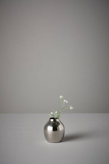Jotex GUNNEBO vase - høyde 10 cm Krom 1008334 1035942-03-0