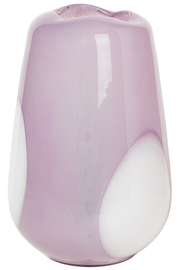 Broste Copenhagen Ada Dot vase 26 cm, lilla