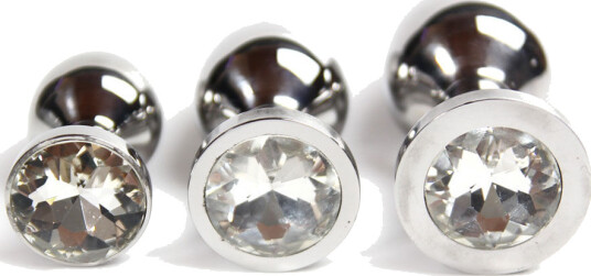 Crystal Buttplugg - Stor Klar Crystal Buttplugg - Stor Klar